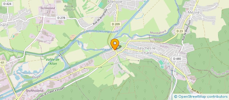 localisation de l'entreprise MONSIEUR HENRI COUREAU  FESCHES-LE-CHATEL