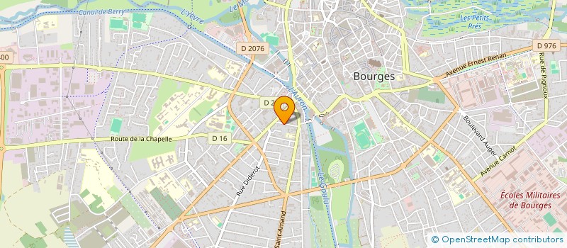 localisation de l'entreprise MONSIEUR HENRI COURSIER  BOURGES