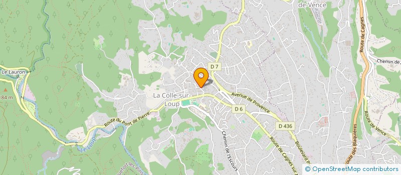 localisation de l'entreprise MONSIEUR HENRI COURTOIS à LA COLLE-SUR-LOUP