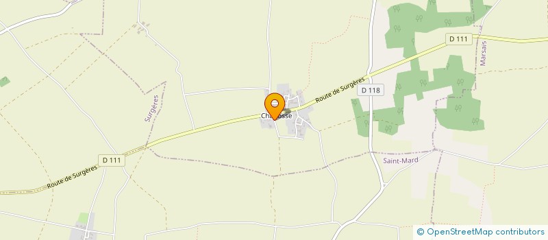 localisation de l'entreprise MONSIEUR HENRI COUTANCE  SAINT-SATURNIN-DU-BOIS