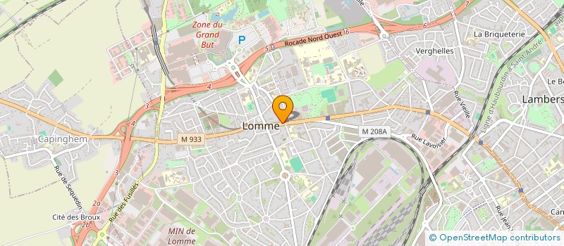 localisation de l'entreprise MONSIEUR HENRI COUVREUR à LILLE