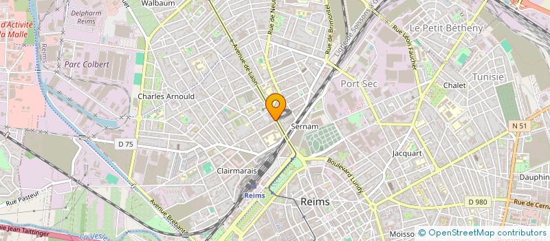 localisation de l'entreprise MONSIEUR HENRI COWEZ à REIMS