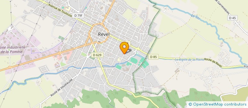 localisation de l'entreprise MONSIEUR HENRI CRAMAN  REVEL