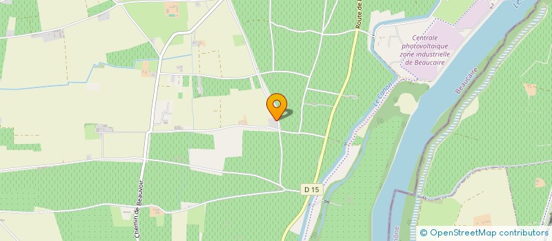 localisation de l'entreprise MONSIEUR HENRI CRES  BEAUCAIRE