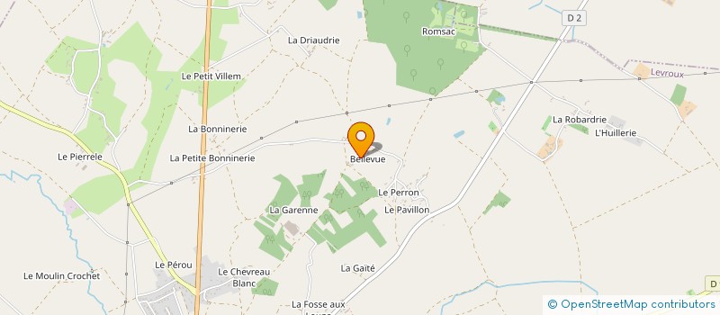 localisation de l'entreprise MONSIEUR HENRI CROCHET à LEVROUX