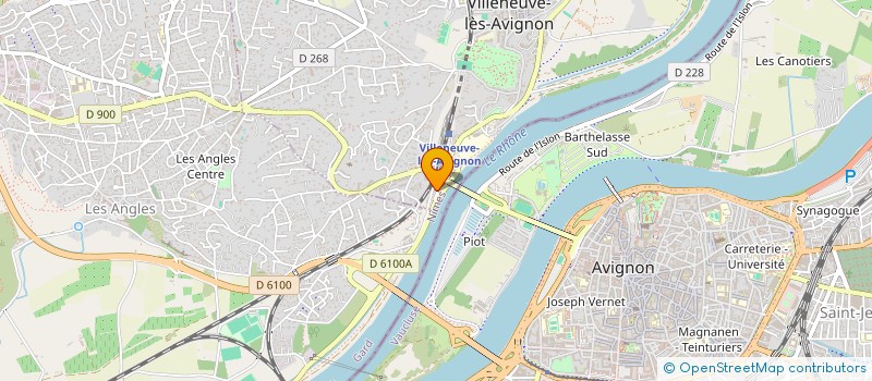 localisation de l'entreprise MONSIEUR HENRI CURTAT  VILLENEUVE-LES-AVIGNON