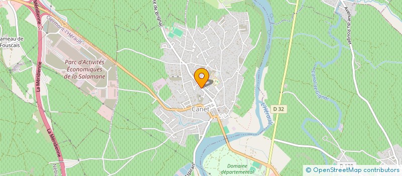 localisation de l'entreprise MONSIEUR HENRI CUSSOL  CANET