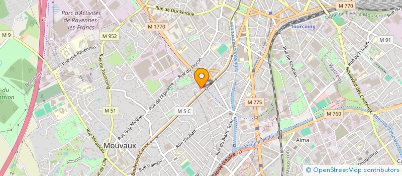 localisation de l'entreprise MONSIEUR HENRI D HERBIGNY à TOURCOING