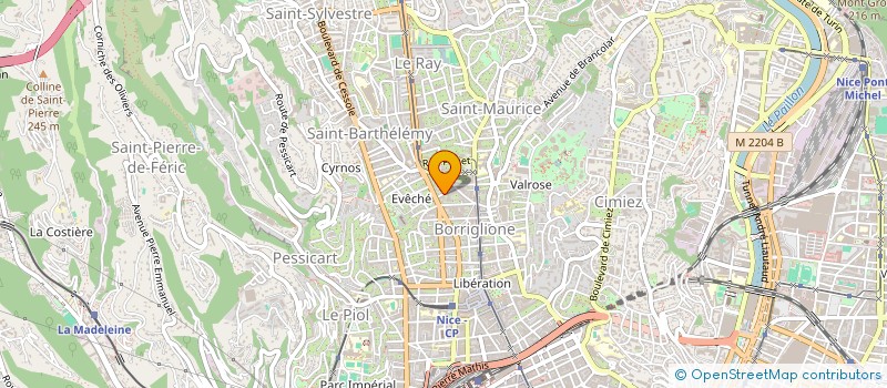 localisation de l'entreprise MONSIEUR HENRI DA ROS  NICE