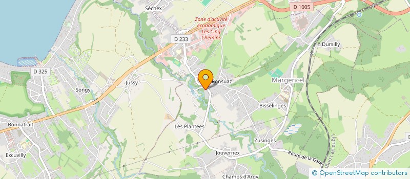 localisation de l'entreprise MONSIEUR HENRI DA VEIGA  MARGENCEL