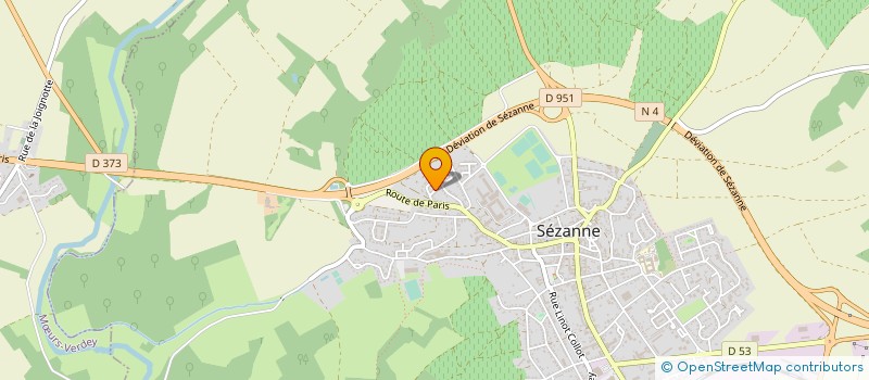 localisation de l'entreprise MONSIEUR HENRI DANAU  SEZANNE