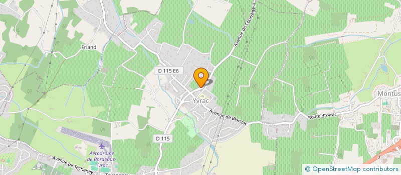 localisation de l'entreprise MONSIEUR HENRI DANTAS  YVRAC