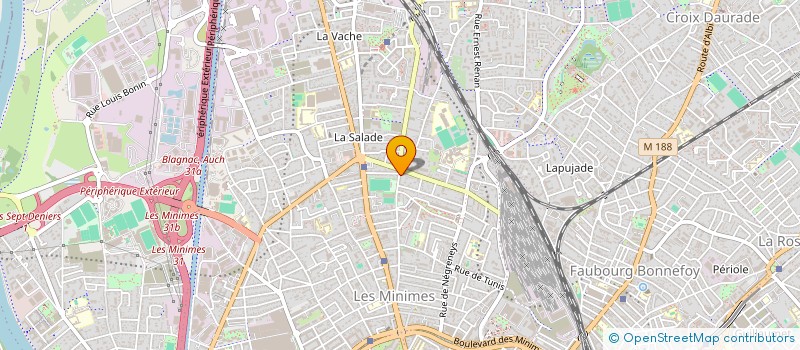 localisation de l'entreprise MONSIEUR HENRI DAOUST  TOULOUSE