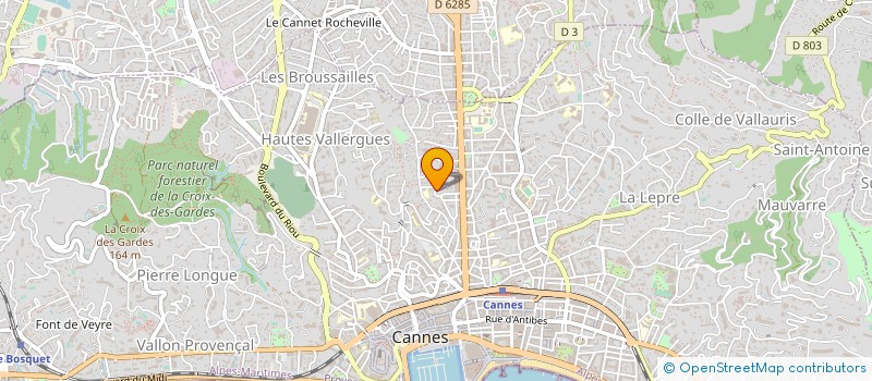 localisation de l'entreprise MONSIEUR HENRI DARAN à CANNES