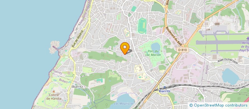 localisation de l'entreprise MONSIEUR HENRI DAUREL à BIARRITZ