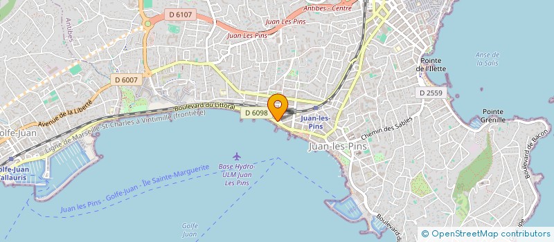 localisation de l'entreprise MONSIEUR HENRI DAVIENNE à ANTIBES