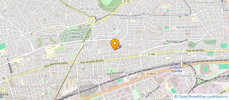 localisation de l'entreprise MONSIEUR HENRI DAVOULT à LE HAVRE