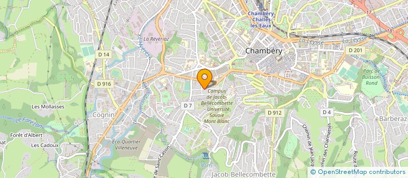 localisation de l'entreprise MONSIEUR HENRI DAYDE à CHAMBERY