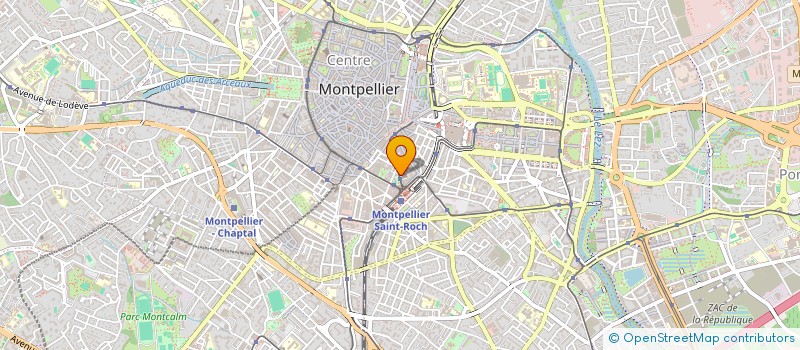 localisation de l'entreprise MONSIEUR HENRI DE CROZALS à MONTPELLIER