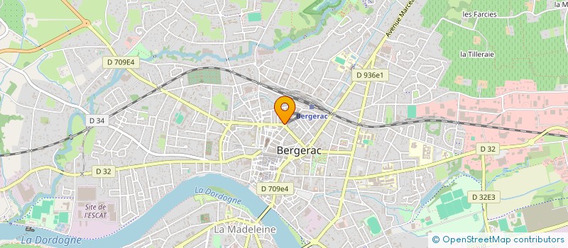 localisation de l'entreprise MONSIEUR HENRI DE JEAUFFREAU-BLAZAC à BERGERAC