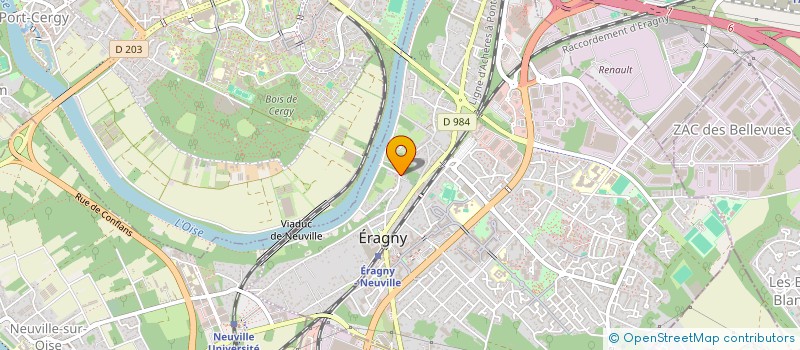 localisation de l'entreprise MONSIEUR HENRI DE LA SALLE  ERAGNY