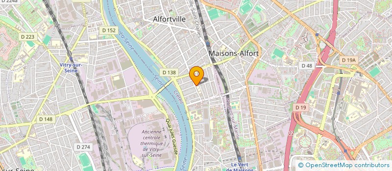 localisation de l'entreprise MONSIEUR HENRI DE MERINDOL à ALFORTVILLE