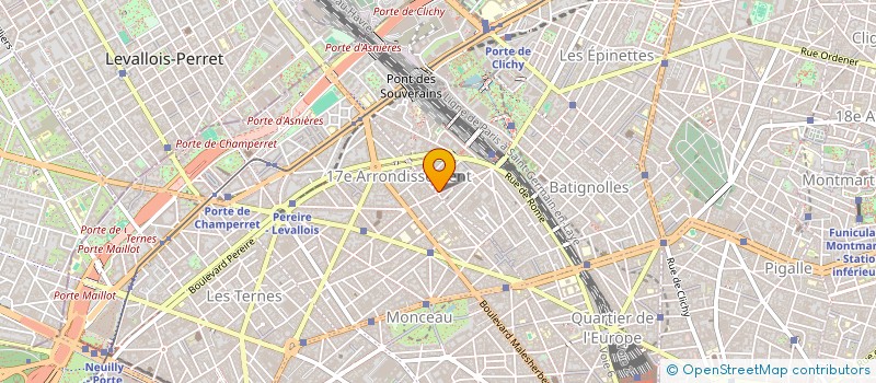 localisation de l'entreprise MONSIEUR HENRI DE POUILLY  PARIS