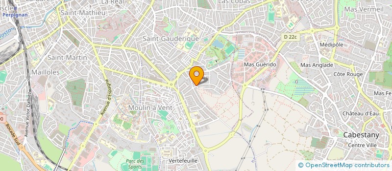 localisation de l'entreprise MONSIEUR HENRI DE SAINT-JULIEN  PERPIGNAN