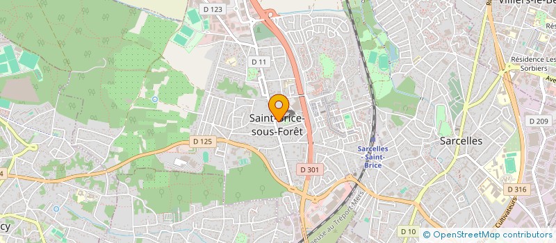 localisation de l'entreprise MONSIEUR HENRI DEBARD  SAINT-BRICE-SOUS-FORET