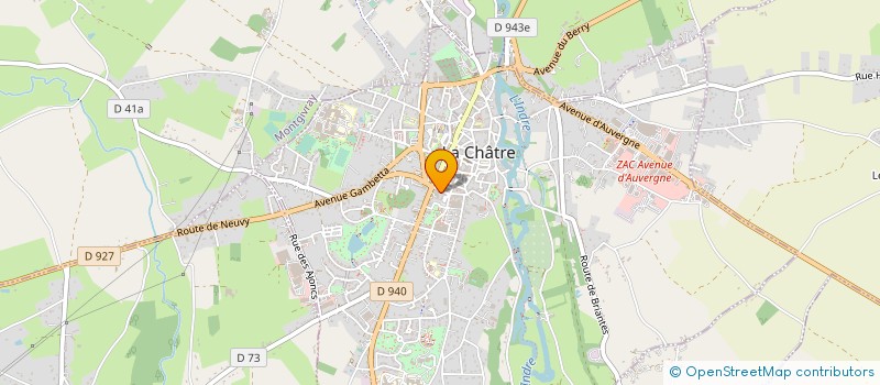 localisation de l'entreprise MONSIEUR HENRI DECHANSIAUD à LA CHATRE
