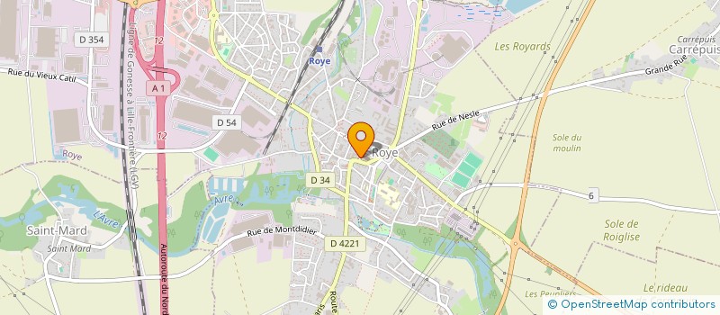 localisation de l'entreprise MONSIEUR HENRI DEGRYCK  ROYE