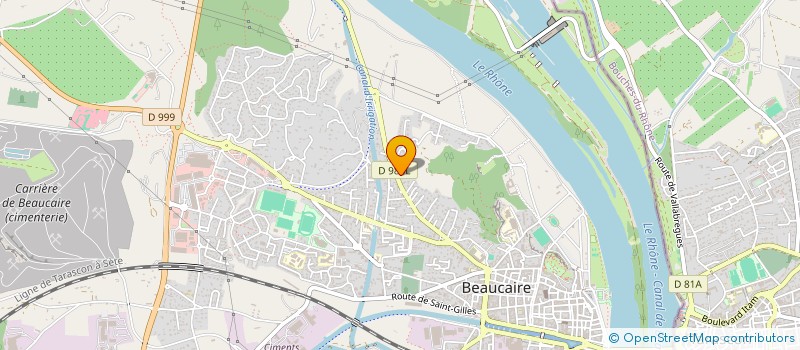 localisation de l'entreprise MONSIEUR HENRI DELARQUE  BEAUCAIRE