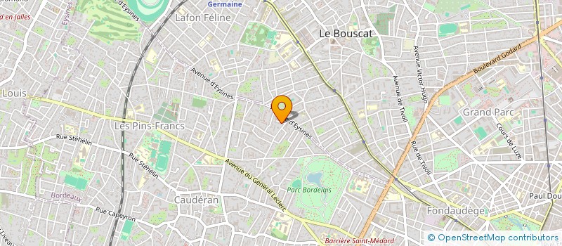 localisation de l'entreprise MONSIEUR HENRI DELAS à BORDEAUX