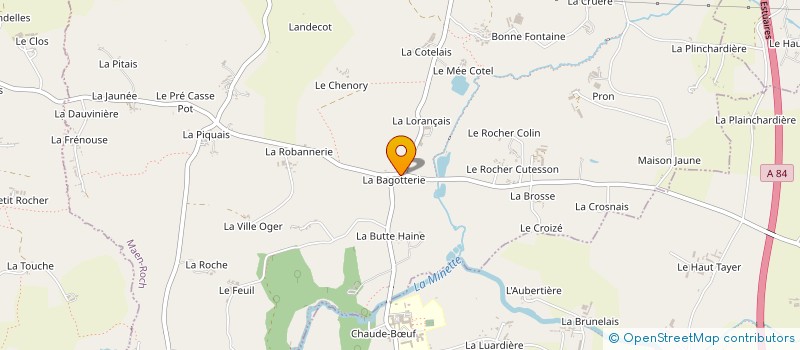 localisation de l'entreprise MONSIEUR HENRI DELAUNAY  MAEN ROCH