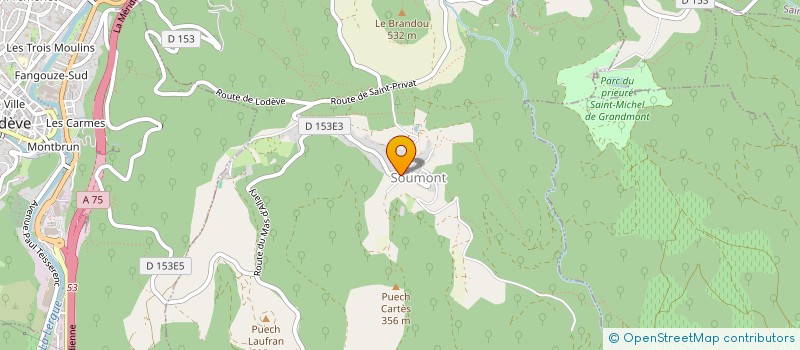 localisation de l'entreprise MONSIEUR HENRI DELBECQ  SOUMONT