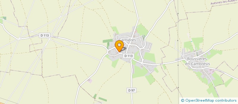 localisation de l'entreprise MONSIEUR HENRI DELCROIX  CARNIERES