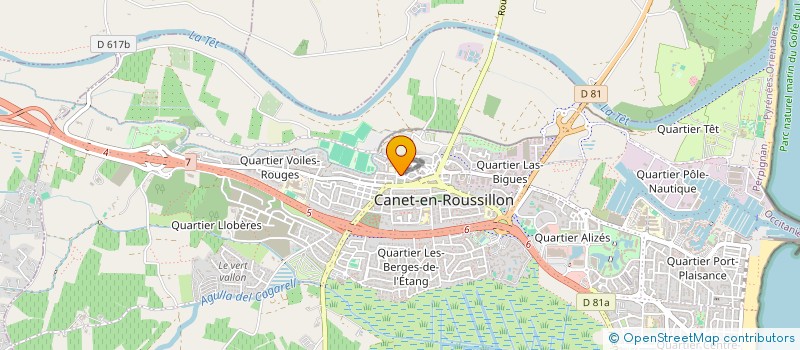 localisation de l'entreprise MONSIEUR HENRI DELCROS  CANET-EN-ROUSSILLON