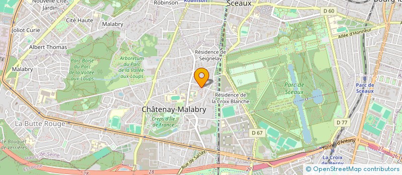 localisation de l'entreprise MONSIEUR HENRI DELHAYE à CHATENAY-MALABRY