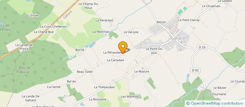 localisation de l'entreprise MONSIEUR HENRI DELIOT  GAHARD