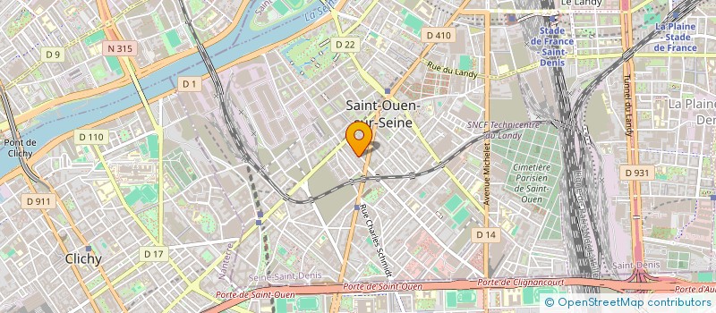 localisation de l'entreprise MONSIEUR HENRI DELSERT à SAINT-OUEN-SUR-SEINE