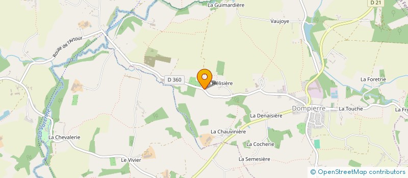 localisation de l'entreprise MONSIEUR HENRI DEMESLAY à DOMFRONT-EN-POIRAIE