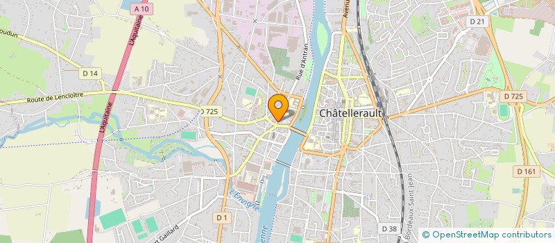 localisation de l'entreprise MONSIEUR HENRI DEMEULANT à CHATELLERAULT