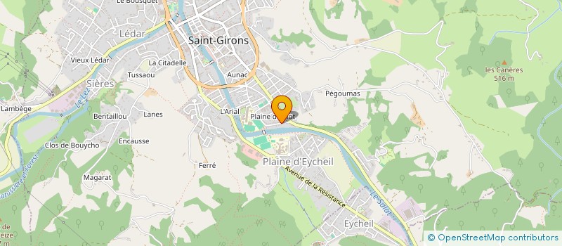 localisation de l'entreprise MONSIEUR HENRI DESCLAUX à SAINT-GIRONS