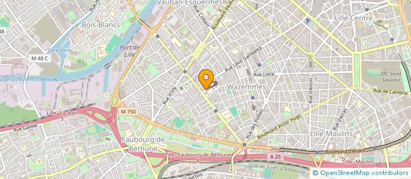 localisation de l'entreprise MONSIEUR HENRI DESOBRY à LILLE