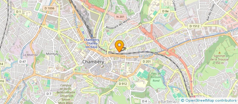 localisation de l'entreprise MONSIEUR HENRI DESPORT  CHAMBERY