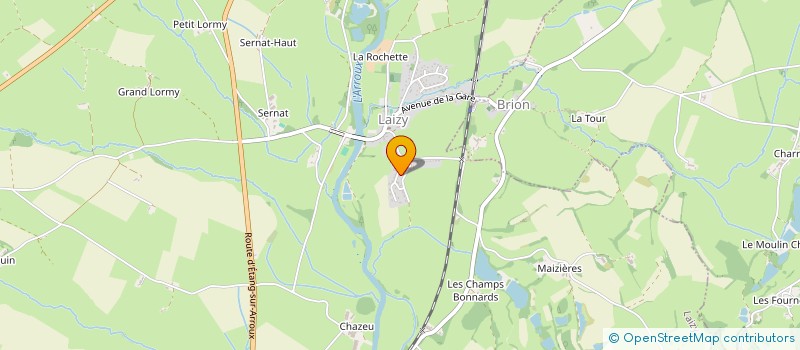 localisation de l'entreprise MONSIEUR HENRI DESSERTENNE  LAIZY