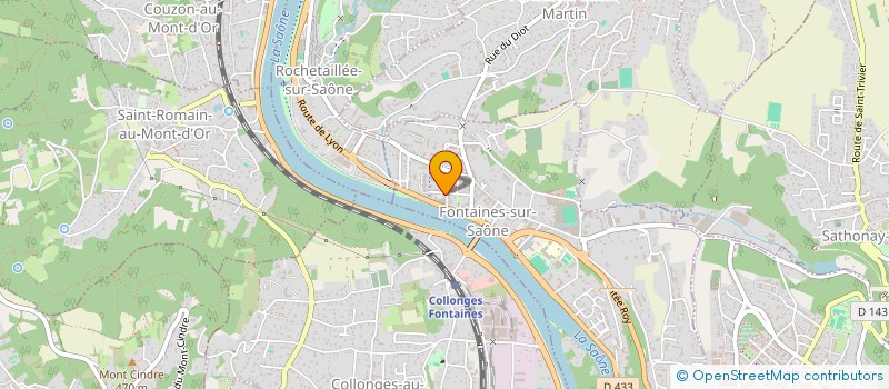 localisation de l'entreprise MONSIEUR HENRI DEVELAY à FONTAINES-SUR-SAONE