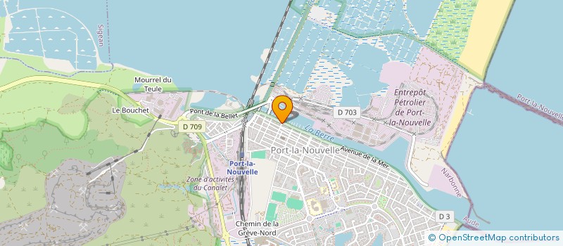 localisation de l'entreprise MONSIEUR HENRI DIAZ  PORT-LA-NOUVELLE