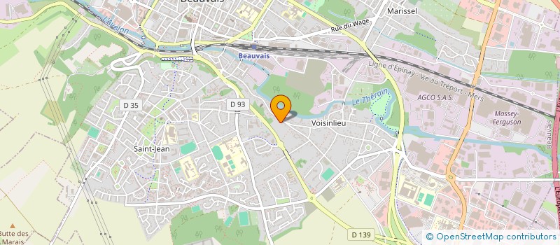 localisation de l'entreprise MONSIEUR HENRI DICKO  BEAUVAIS