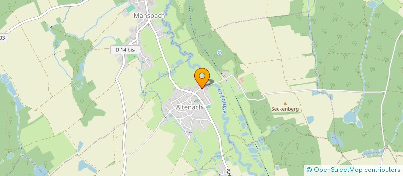 localisation de l'entreprise MONSIEUR HENRI DIETRICH  ALTENACH